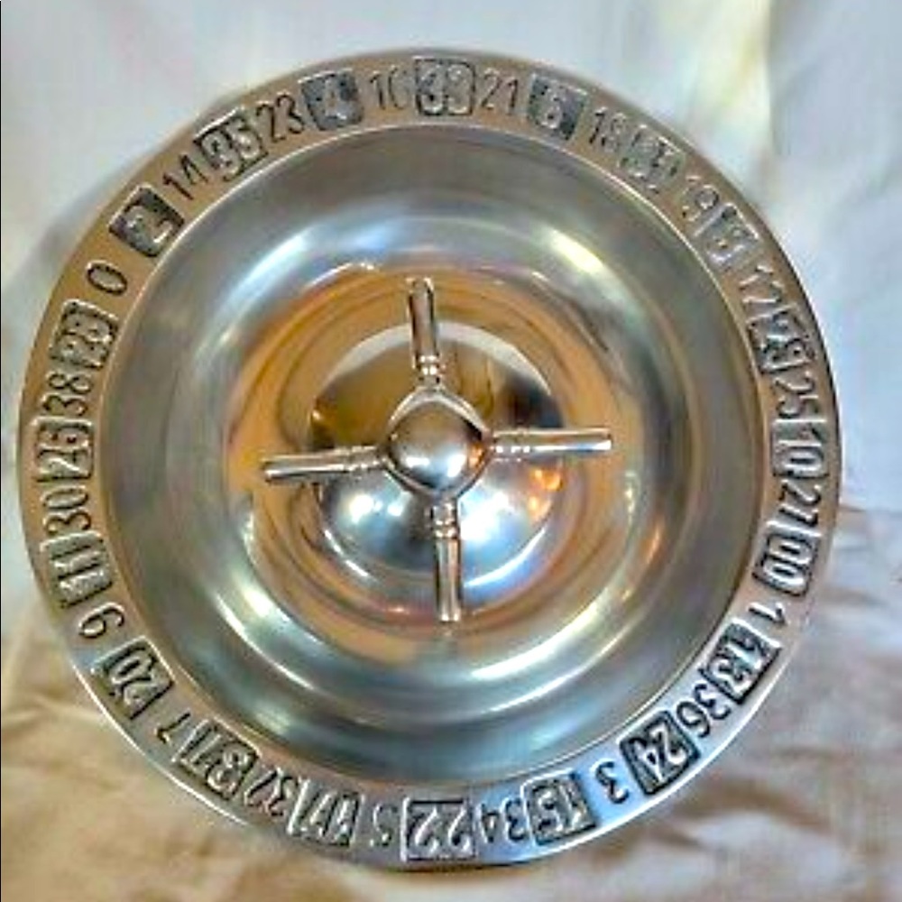 ‼️Clear Out‼️ Spinning Roulette Wheel Chip and Dip